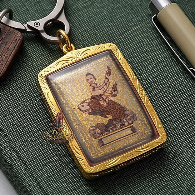 High-Conversion Wealth & Charismatic Attraction Catalyst Locket Kumanthong Special-Embedded Edition Phongphraikuman & Sacred Wealth Powders Phra Achan Supphasit Thai Blessing Co By RURUECHA