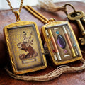 High-Conversion Wealth & Charismatic Attraction Catalyst Locket Kumanthong Special-Embedded Edition Phongphraikuman & Sacred Wealth Powders Phra Achan Supphasit Thai Blessing Co By RURUECHA