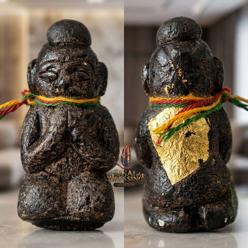 ✨ High-Vibe Sacred Black Khluk Rak Kuman Vate Wealth & Protection Amulet (Ajarn Plian, B.E. 2561) for Unstoppable Cash Flow & Business Mastery Thai Blessing Co By RURUECHA