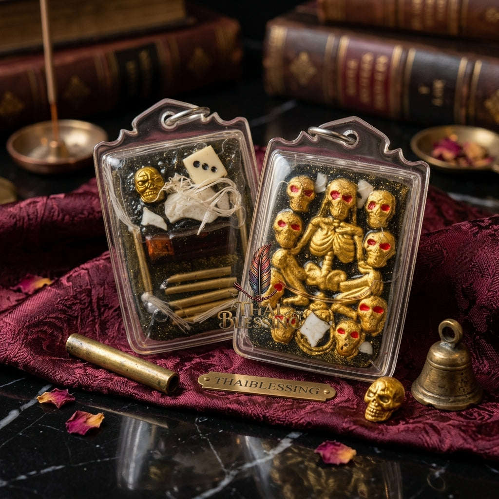 🔱 Hong Phrai Pan Thong (Ong Khru Masterpiece Edition Sealed in Magic Oil): The Sovereign Phantom Sentinel & Ultimate Attraction Engine – The High-Octane Metaphysical Guardian for Rapid Wealth, Hypnotic Charm & Total Shielding!