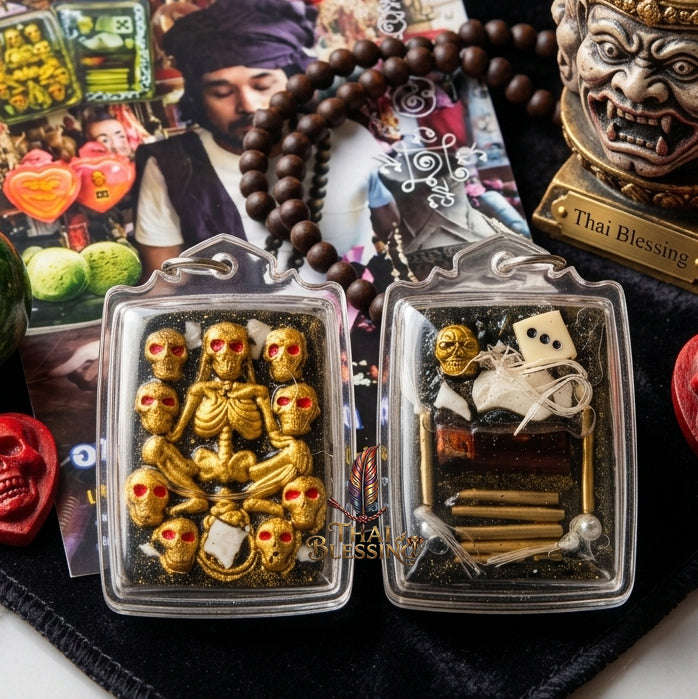 🔱 Hong Phrai Pan Thong (Ong Khru Masterpiece Edition Sealed in Magic Oil): The Sovereign Phantom Sentinel & Ultimate Attraction Engine – The High-Octane Metaphysical Guardian for Rapid Wealth, Hypnotic Charm & Total Shielding!