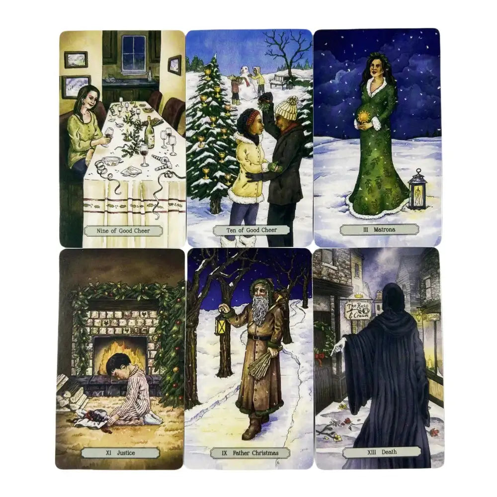 ❄️ Yuletide Tarot Deck – Beautiful 78-Card Set Featuring Festive Symbols and Spiritual Wisdom for the Most Wonderful Time of the Year