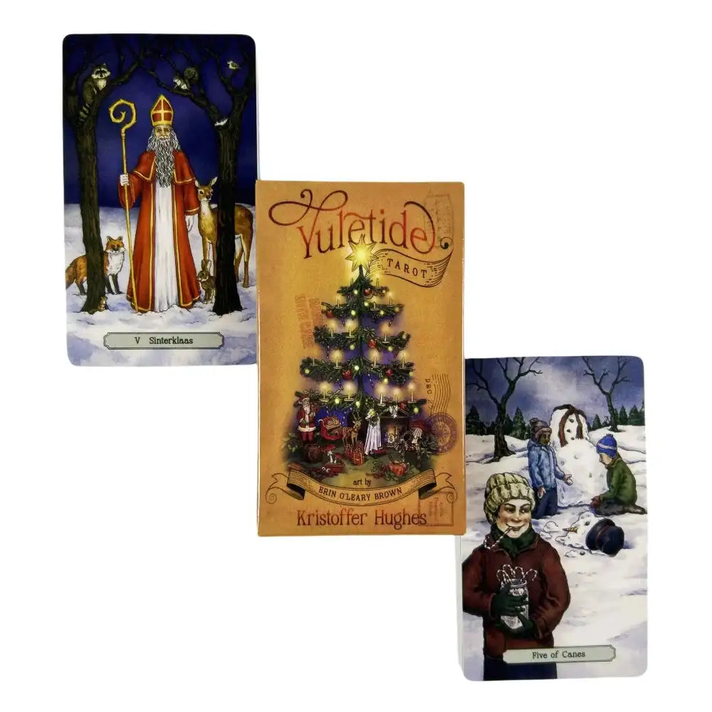 ❄️ Yuletide Tarot Deck – Beautiful 78-Card Set Featuring Festive Symbols and Spiritual Wisdom for the Most Wonderful Time of the Year