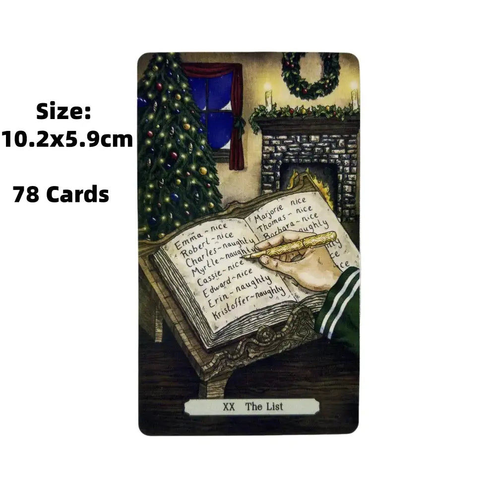 ❄️ Yuletide Tarot Deck – Beautiful 78-Card Set Featuring Festive Symbols and Spiritual Wisdom for the Most Wonderful Time of the Year