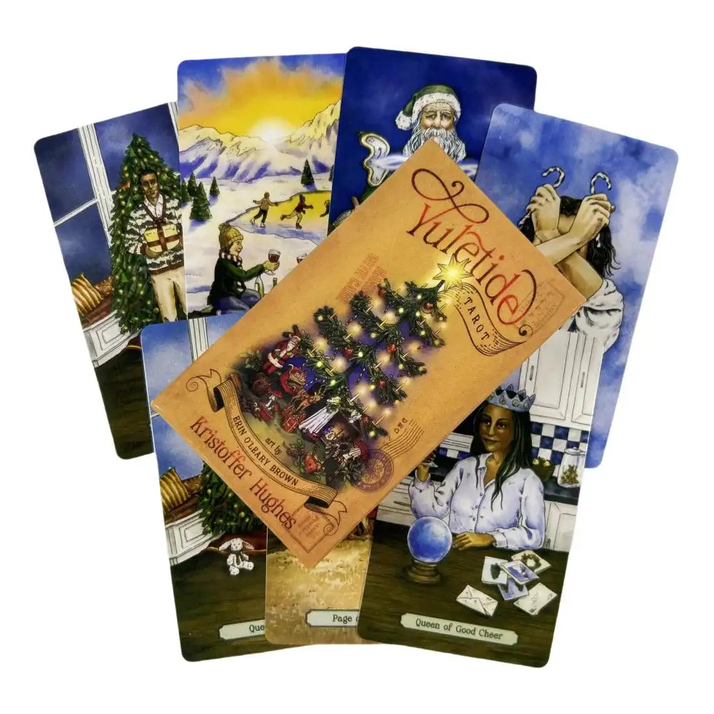 ❄️ Yuletide Tarot Deck – Beautiful 78-Card Set Featuring Festive Symbols and Spiritual Wisdom for the Most Wonderful Time of the Year