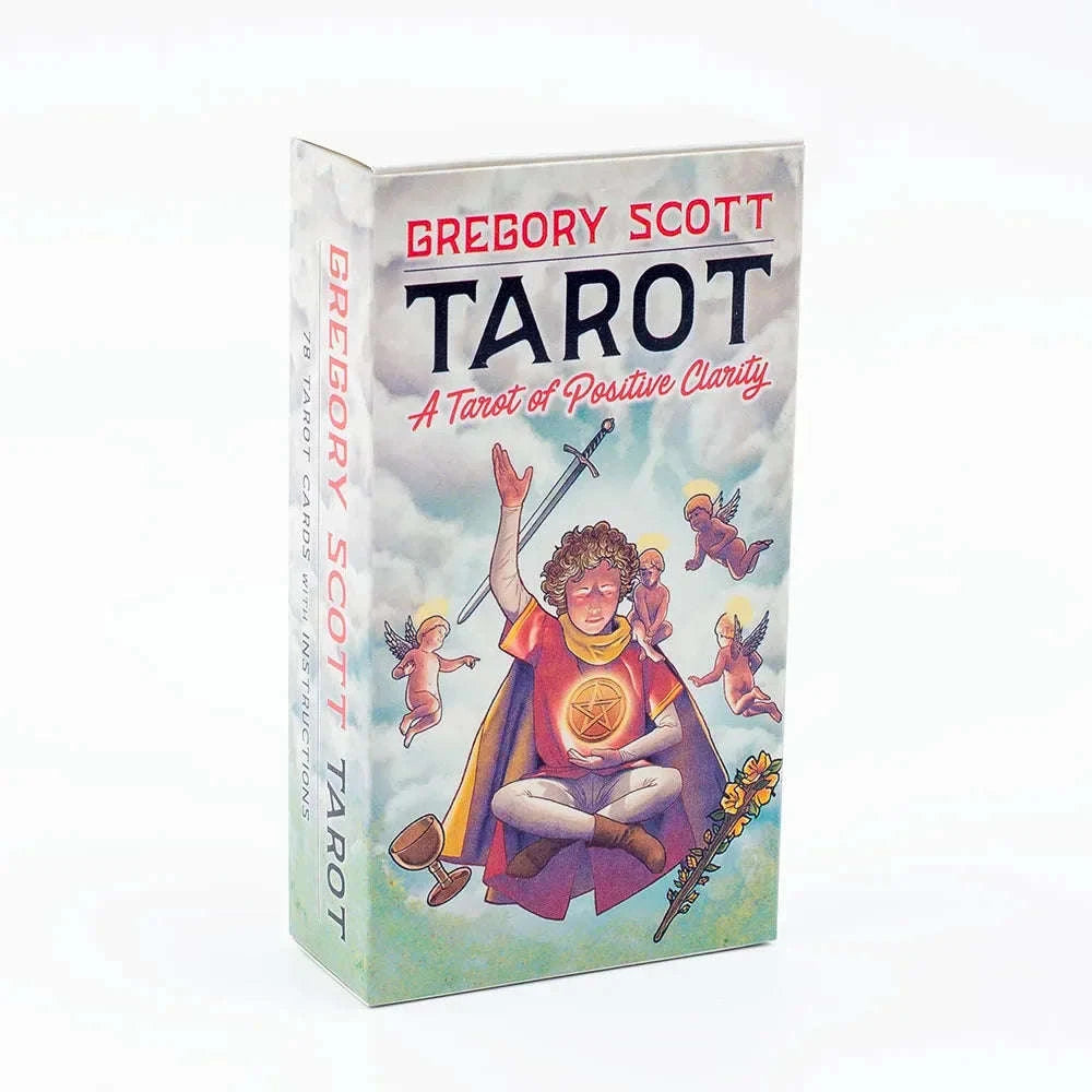 Hot Selling Gregory Scott Tarot Deck - 78 Cards for Beginners | English Visions, Puzzle & Family Party Game | Size: 11.1 × 6.1 cm