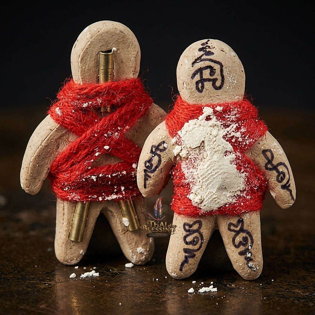 ✨ Hun Payont Arkhom Nuea Phong Phutthakhun (Master-Grade Sacred Powder Guardian Effigy - All-Encompassing Protection & Exorcism Edition Thai Blessing Co By RURUECHA