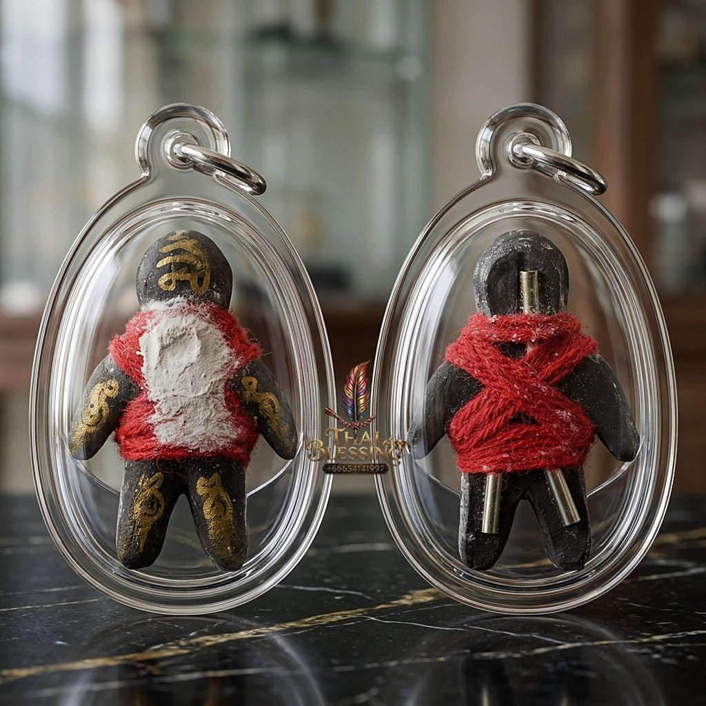 ✨ Hun Payont Arkhom Nuea Phong Phutthakhun (Master-Grade Sacred Powder Guardian Effigy - All-Encompassing Protection & Exorcism Edition Thai Blessing Co By RURUECHA