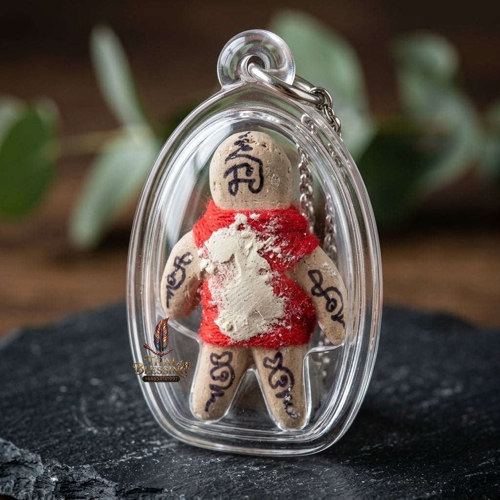 ✨ Hun Payont Arkhom Nuea Phong Phutthakhun (Master-Grade Sacred Powder Guardian Effigy - All-Encompassing Protection & Exorcism Edition Thai Blessing Co By RURUECHA