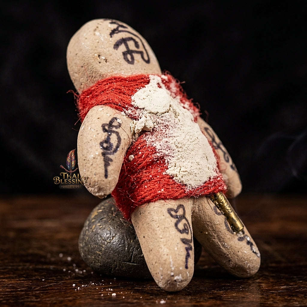 ✨ Hun Payont Arkhom Nuea Phong Phutthakhun (Master-Grade Sacred Powder Guardian Effigy - All-Encompassing Protection & Exorcism Edition Thai Blessing Co By RURUECHA