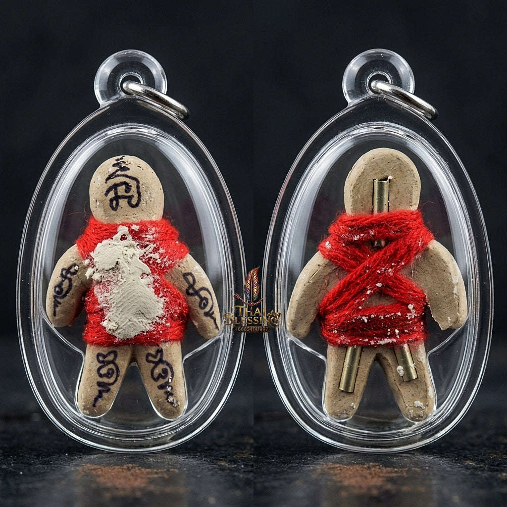 ✨ Hun Payont Arkhom Nuea Phong Phutthakhun (Master-Grade Sacred Powder Guardian Effigy - All-Encompassing Protection & Exorcism Edition Thai Blessing Co By RURUECHA