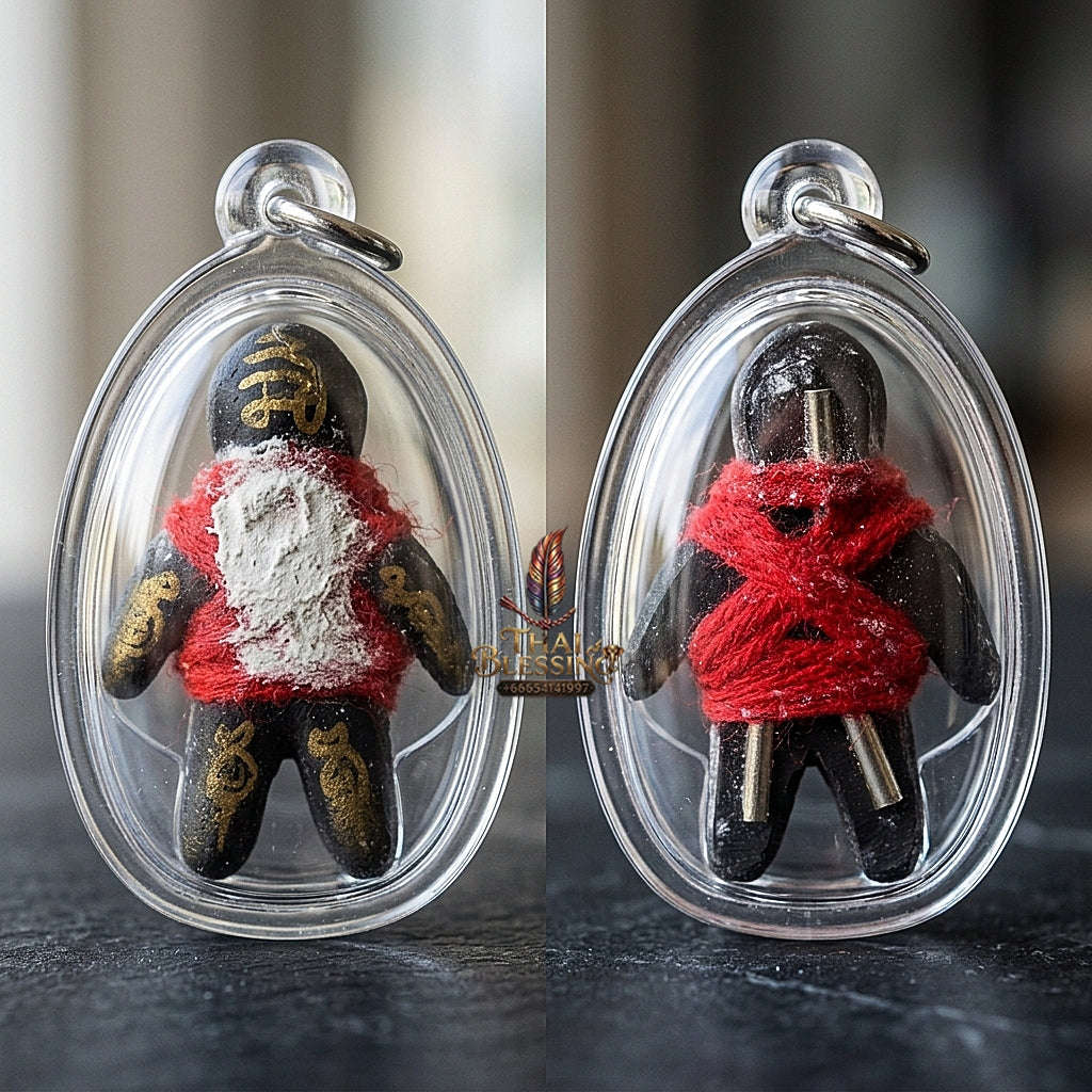 ✨ Hun Payont Arkhom Nuea Phong Phutthakhun (Master-Grade Sacred Powder Guardian Effigy - All-Encompassing Protection & Exorcism Edition Thai Blessing Co By RURUECHA