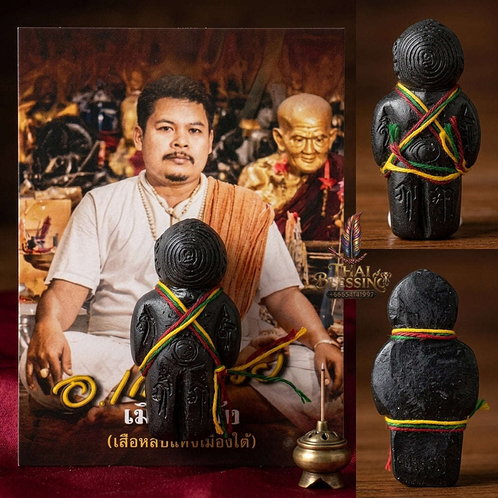 ✨ Hun Payont Nuea Phong Maha Phut (Master-Grade Great Spirit Powder Guardian Effigy - Absolute Protection, Wealth Accumulation, & Spirit-Animate Edition Thai Blessing Co By RURUECHA