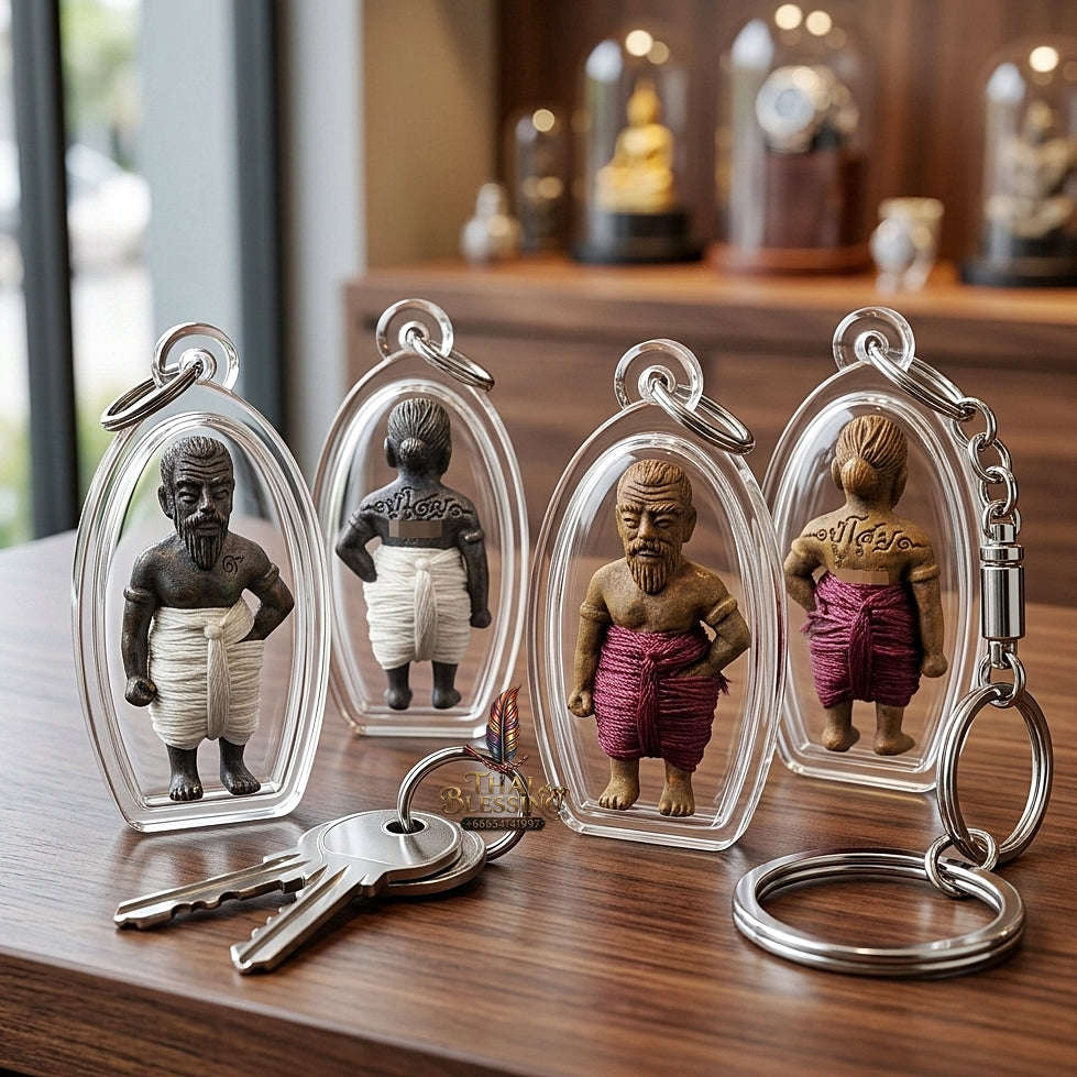 ✨ Hun Payont Pu Som Riak Sap (Master-Grade Guardian Spirit Effigy for Wealth Accumulation & Protection, 2553 / 2010) - Luang Phor Luan / Wat Pikun Sokan Thai Blessing Co By RURUECHA