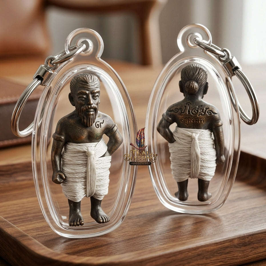 ✨ Hun Payont Pu Som Riak Sap (Master-Grade Guardian Spirit Effigy for Wealth Accumulation & Protection, 2553 / 2010) - Luang Phor Luan / Wat Pikun Sokan Thai Blessing Co By RURUECHA