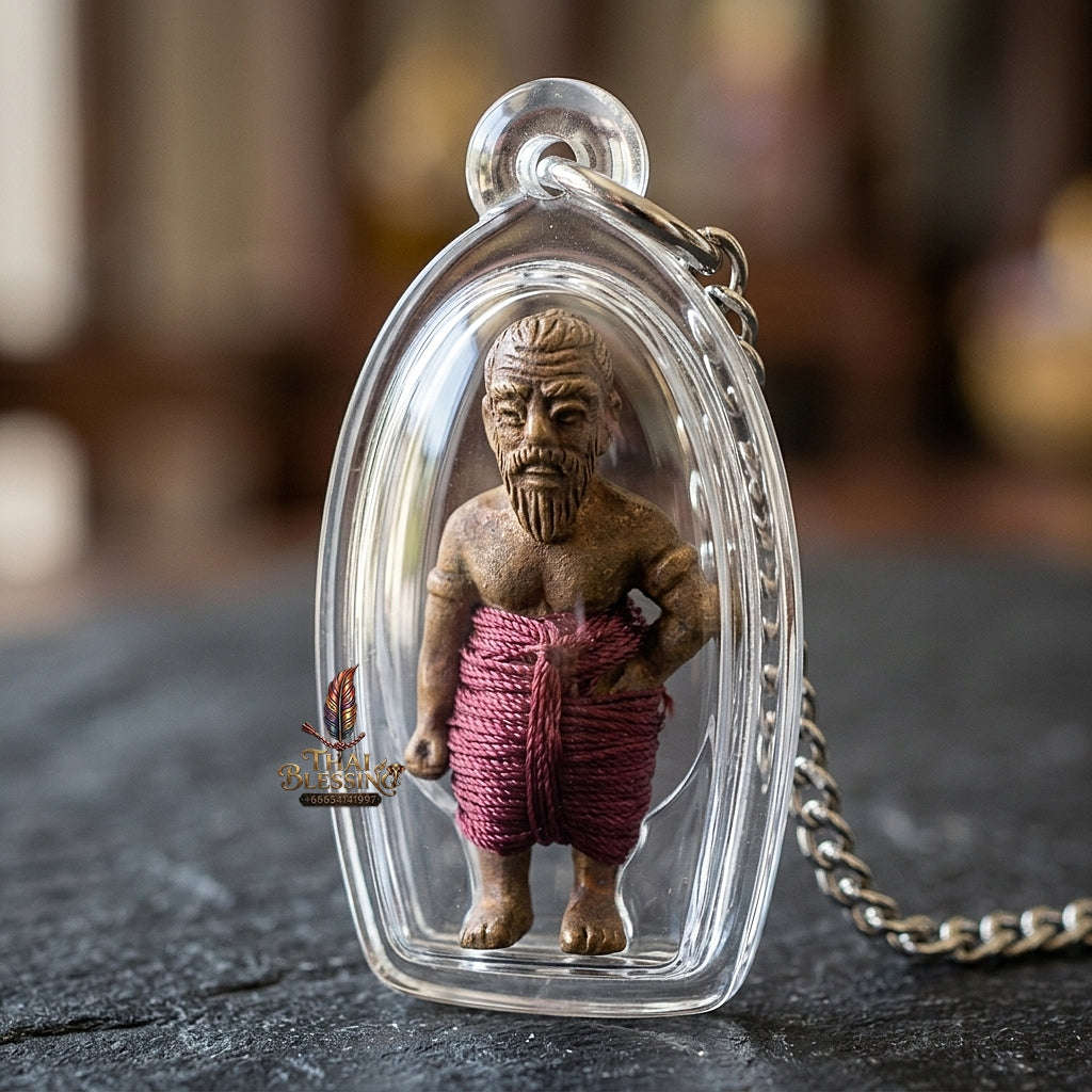 ✨ Hun Payont Pu Som Riak Sap (Master-Grade Guardian Spirit Effigy for Wealth Accumulation & Protection, 2553 / 2010) - Luang Phor Luan / Wat Pikun Sokan Thai Blessing Co By RURUECHA