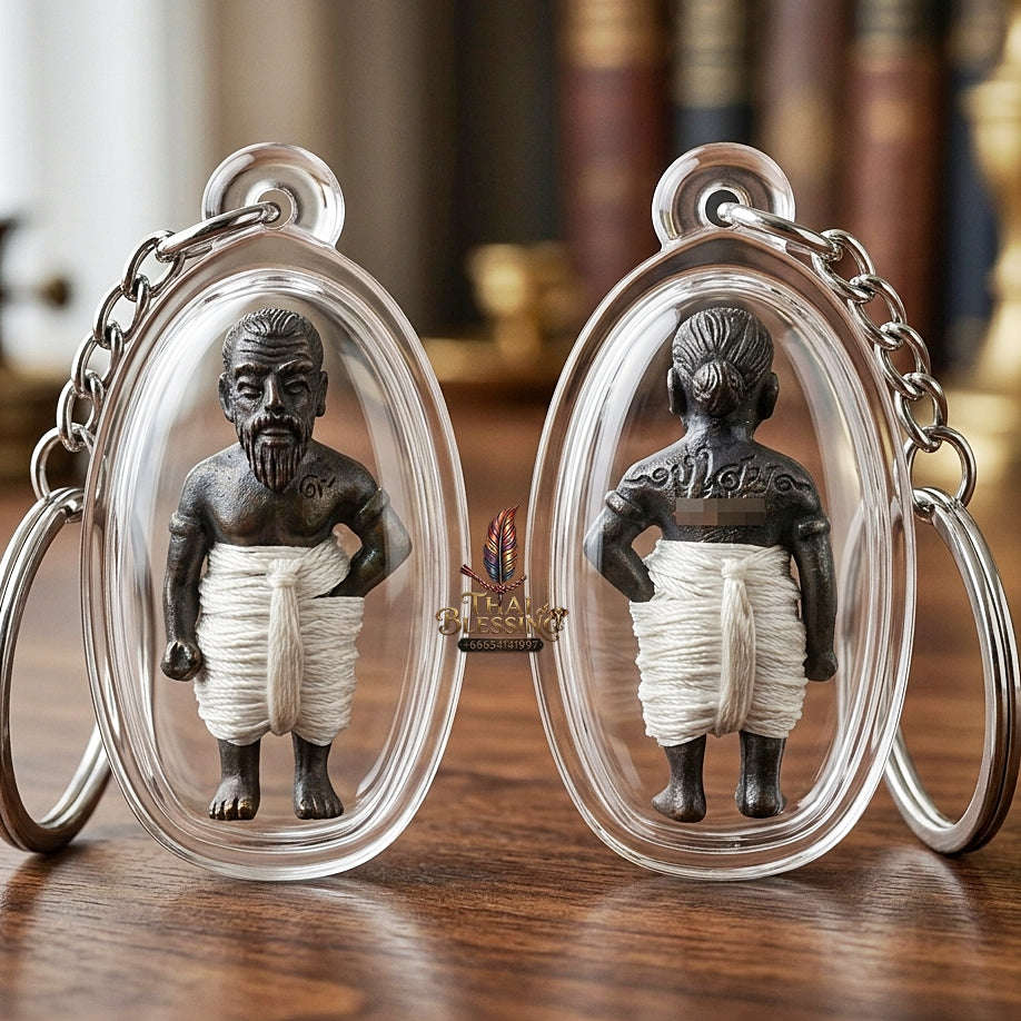 ✨ Hun Payont Pu Som Riak Sap (Master-Grade Guardian Spirit Effigy for Wealth Accumulation & Protection, 2553 / 2010) - Luang Phor Luan / Wat Pikun Sokan Thai Blessing Co By RURUECHA