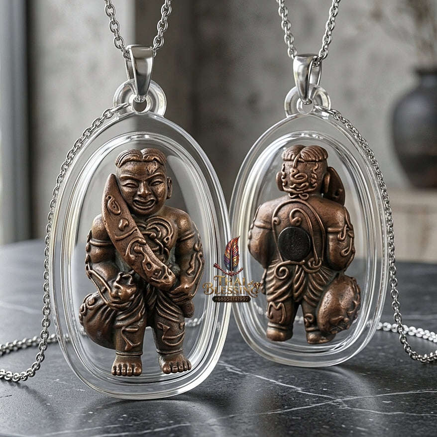 ✨ Hun Payont Song Rit Nuea Samrit (Master-Grade Bronze Spiritual Guardian Effigy - Supreme Wealth, Career Success, & Fate-Interception Edition, 2553 / 2010) - Luang Pu Chang / Samnak Song Nong Yai Mao Thai Blessing Co By RURUECHA