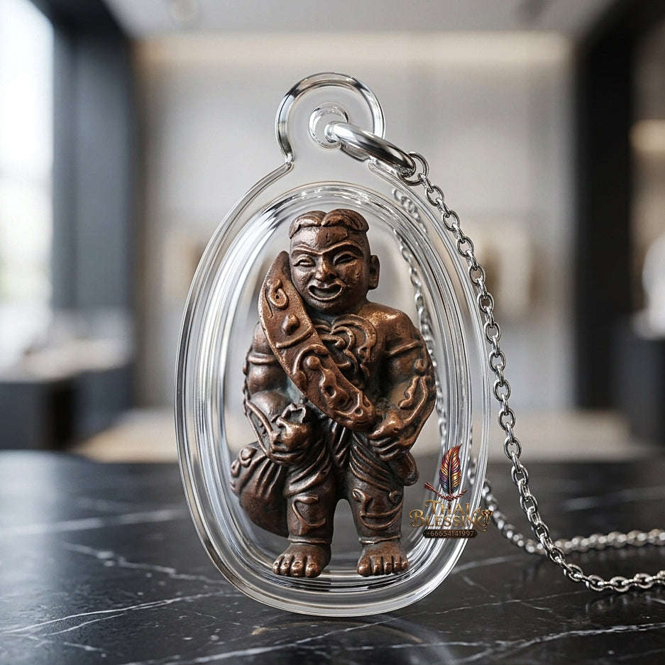 ✨ Hun Payont Song Rit Nuea Samrit (Master-Grade Bronze Spiritual Guardian Effigy - Supreme Wealth, Career Success, & Fate-Interception Edition, 2553 / 2010) - Luang Pu Chang / Samnak Song Nong Yai Mao Thai Blessing Co By RURUECHA