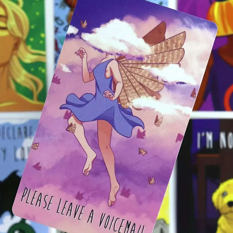 I DON'T CARE Oracle Deck – Empowering Selfcare Cards 10.3 x 6 cm, Full Pack 82 Vibrant Cards