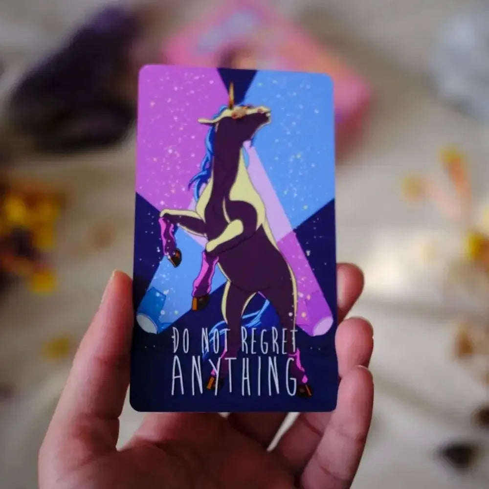 I DON'T CARE Oracle Deck – Empowering Selfcare Cards 10.3 x 6 cm, Full Pack 82 Vibrant Cards