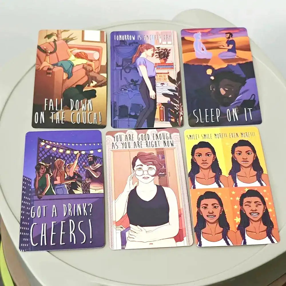 I DON'T CARE Oracle Deck – Empowering Selfcare Cards 10.3 x 6 cm, Full Pack 82 Vibrant Cards Default Title