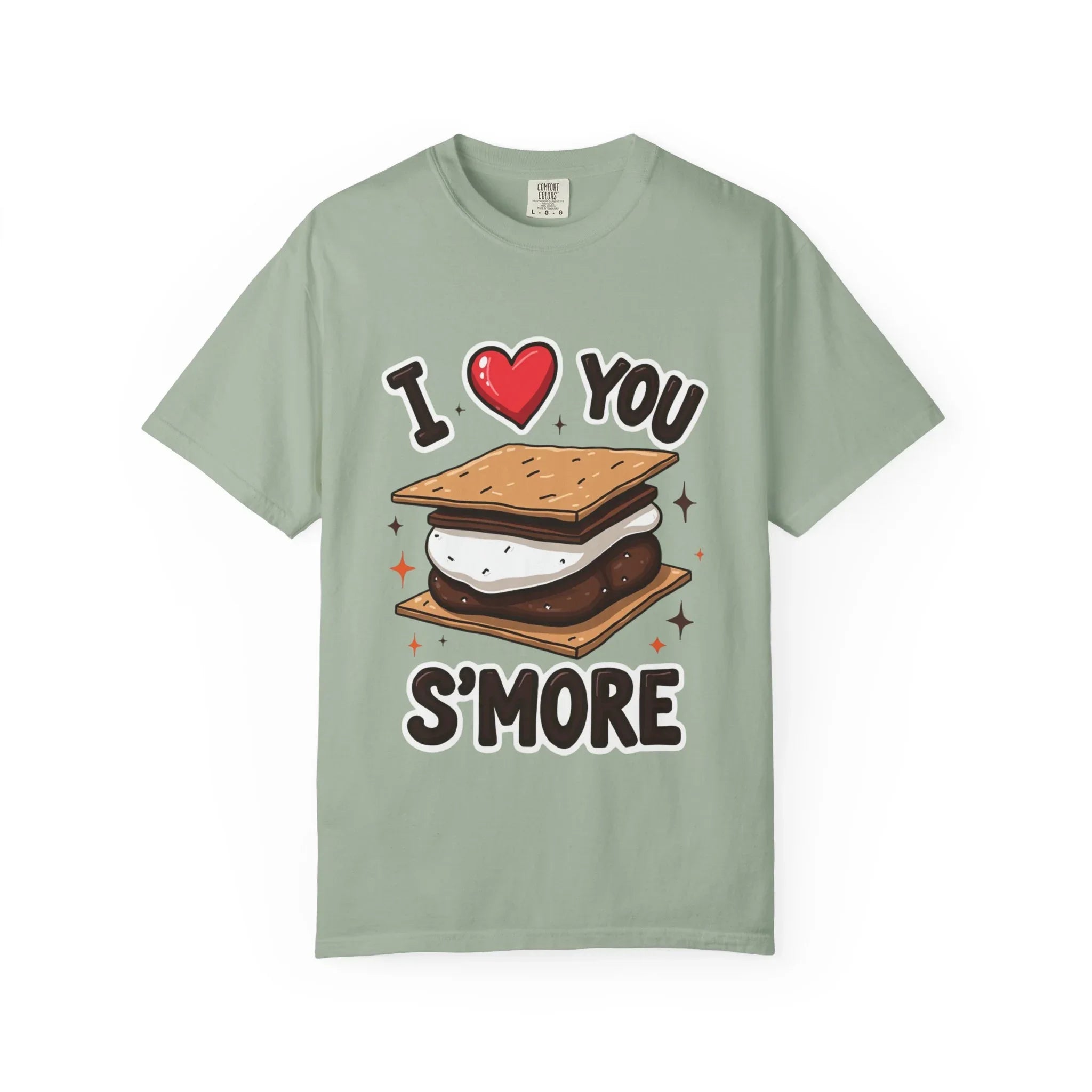 I Heart You Smore Shirt, Cute Smores Campfire T-Shirt, Camping Pun Tee, Marshmallow Chocolate Graphic, Bonfire Couples Gift Bay