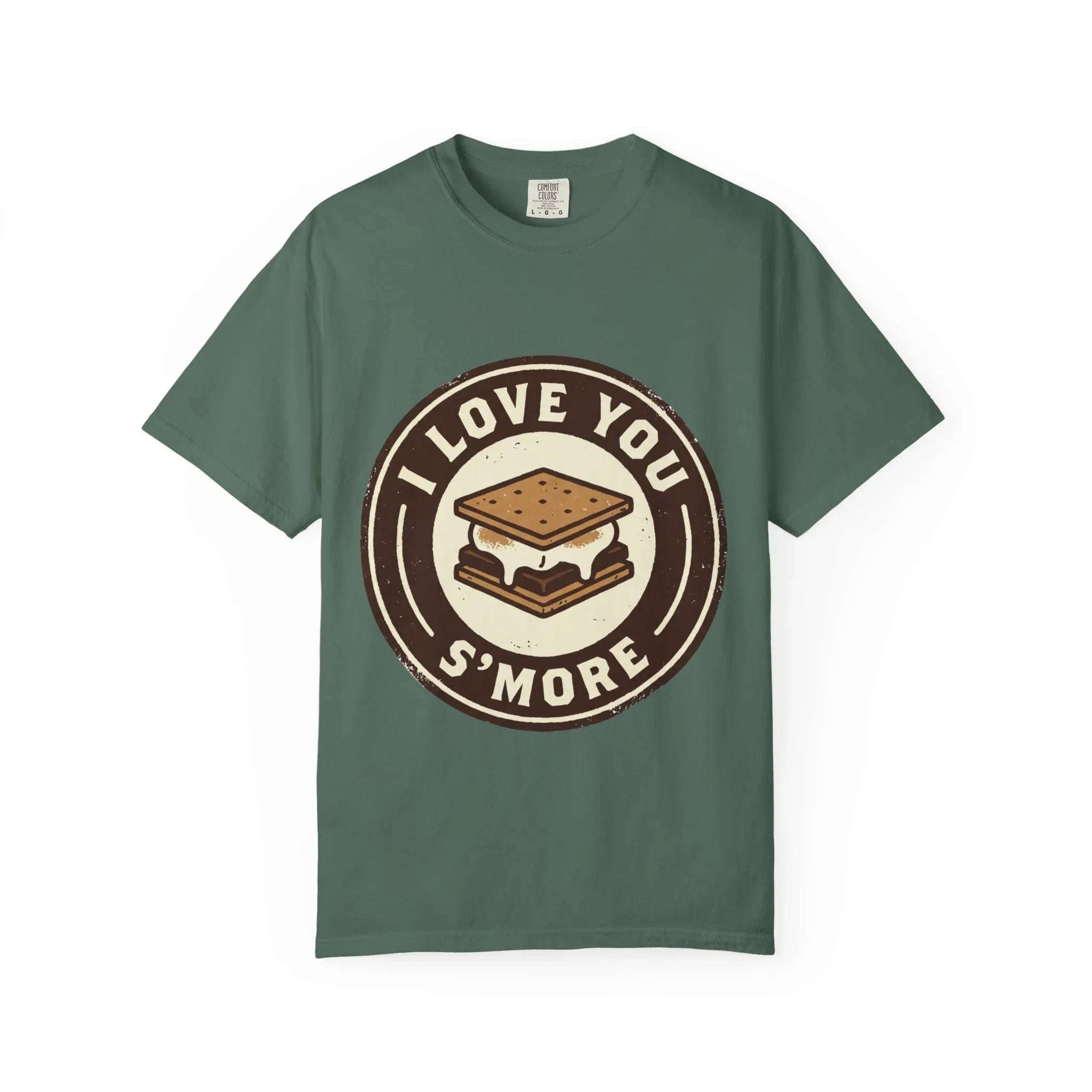 I Love You Smore Shirt, Cute Smores Campfire Tee, Funny Camping Pun T-Shirt, Couples Bonfire Gift, Valentine Outdoors Blue Spruce