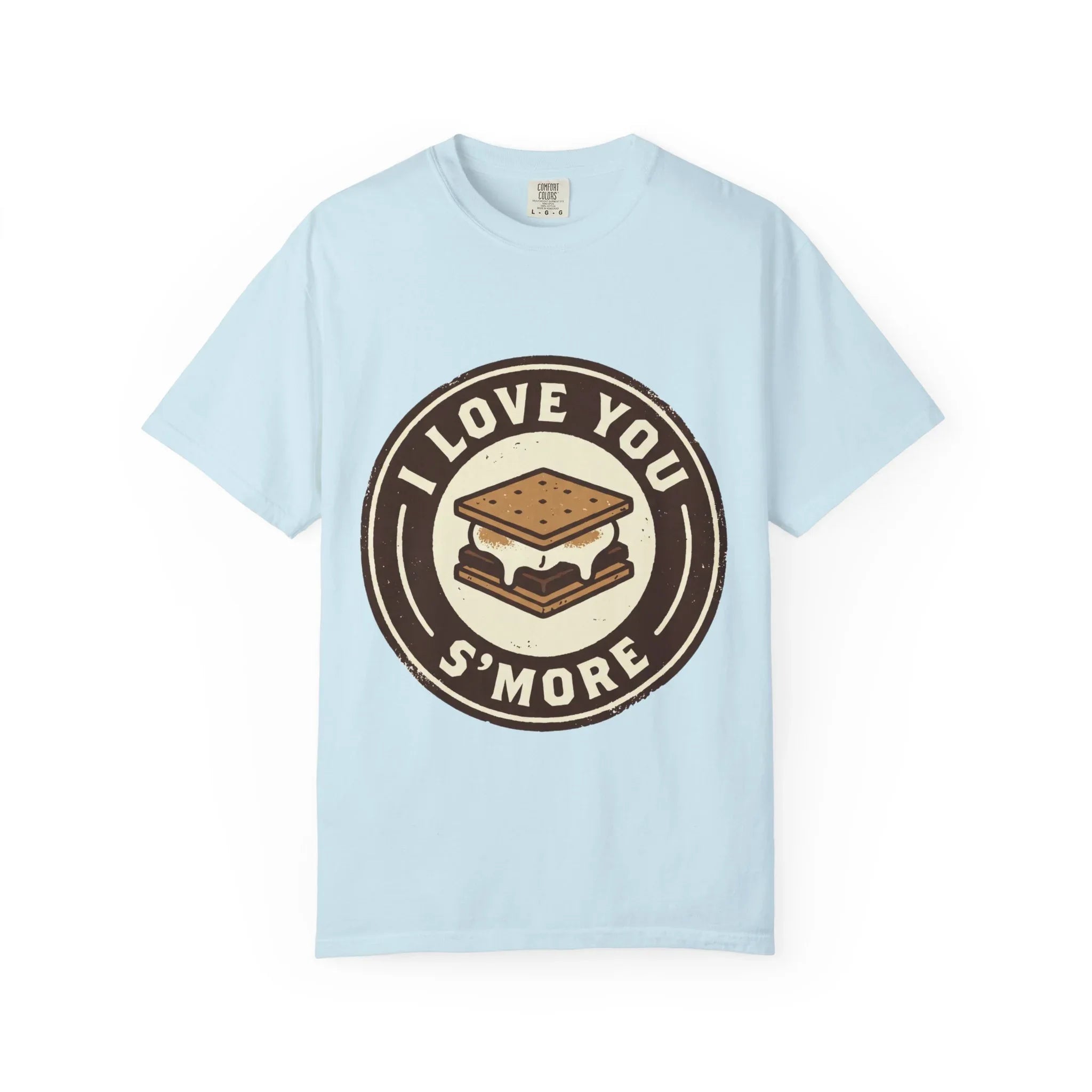 I Love You Smore Shirt, Cute Smores Campfire Tee, Funny Camping Pun T-Shirt, Couples Bonfire Gift, Valentine Outdoors Chambray