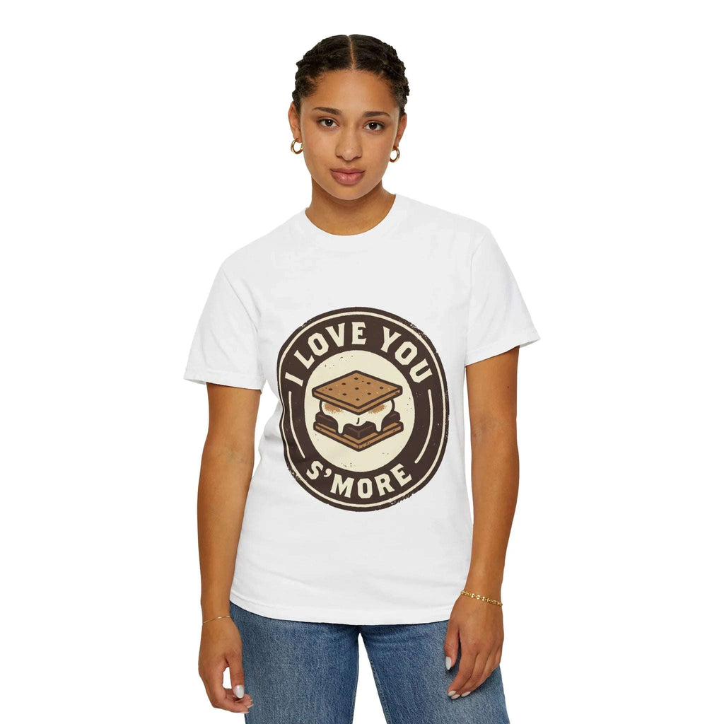 I Love You Smore Shirt, Cute Smores Campfire Tee, Funny Camping Pun T-Shirt, Couples Bonfire Gift, Valentine Outdoors