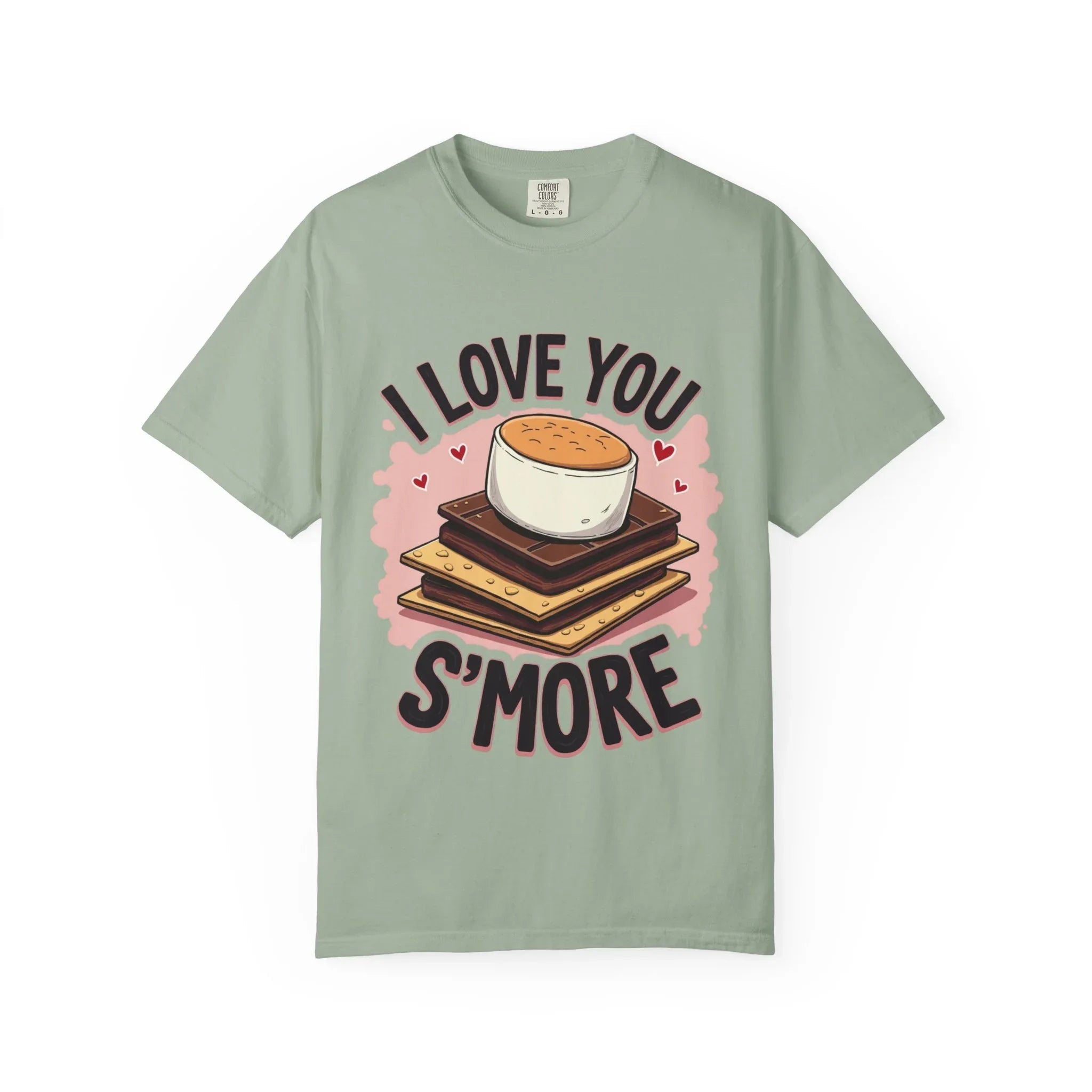 I Love You Smore Shirt, Cute Smores Campfire Tee, Marshmallow Graphic T-Shirt, Funny Camping Pun, Bonfire Couples Gift Bay