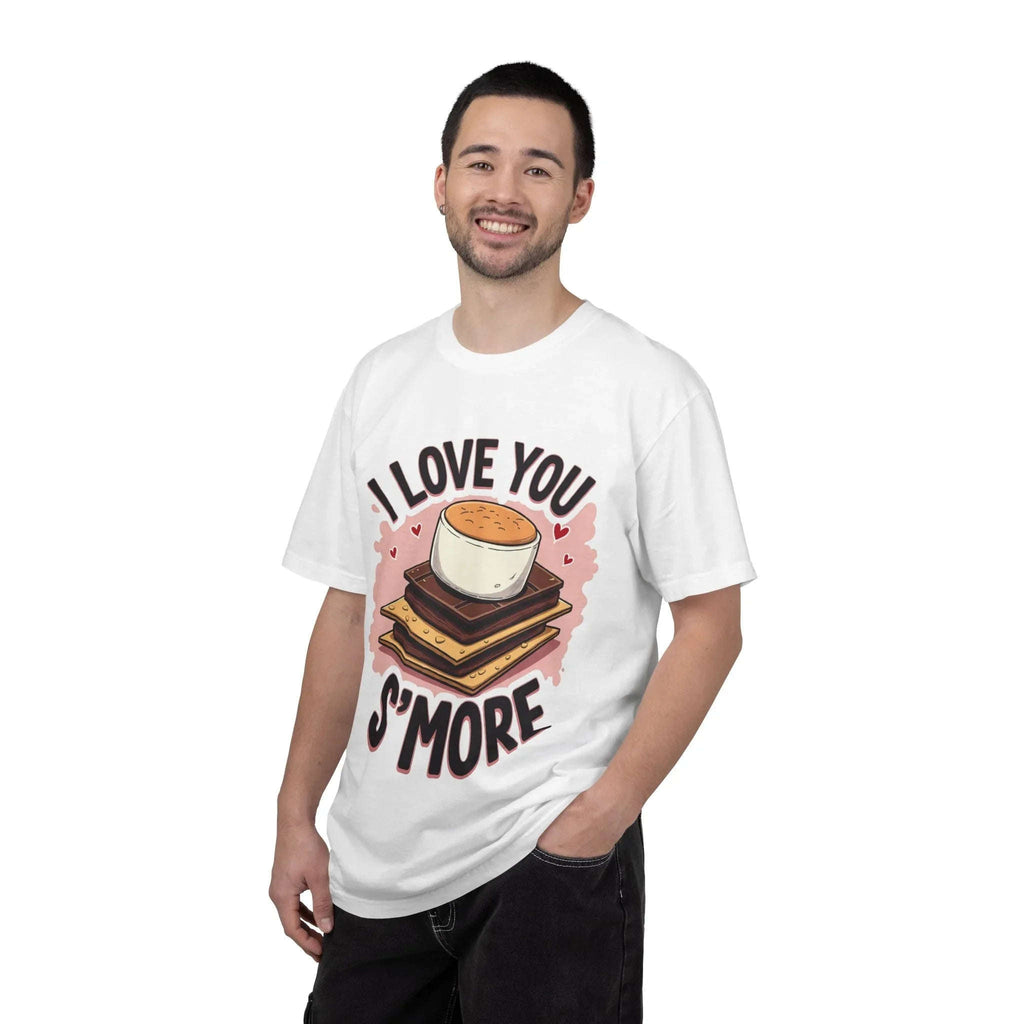 I Love You Smore Shirt, Cute Smores Campfire Tee, Marshmallow Graphic T-Shirt, Funny Camping Pun, Bonfire Couples Gift