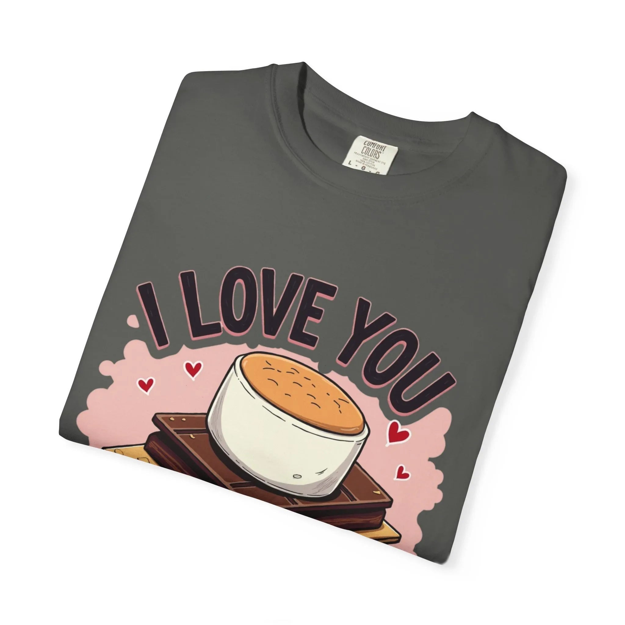 I Love You Smore Shirt, Cute Smores Campfire Tee, Marshmallow Graphic T-Shirt, Funny Camping Pun, Bonfire Couples Gift