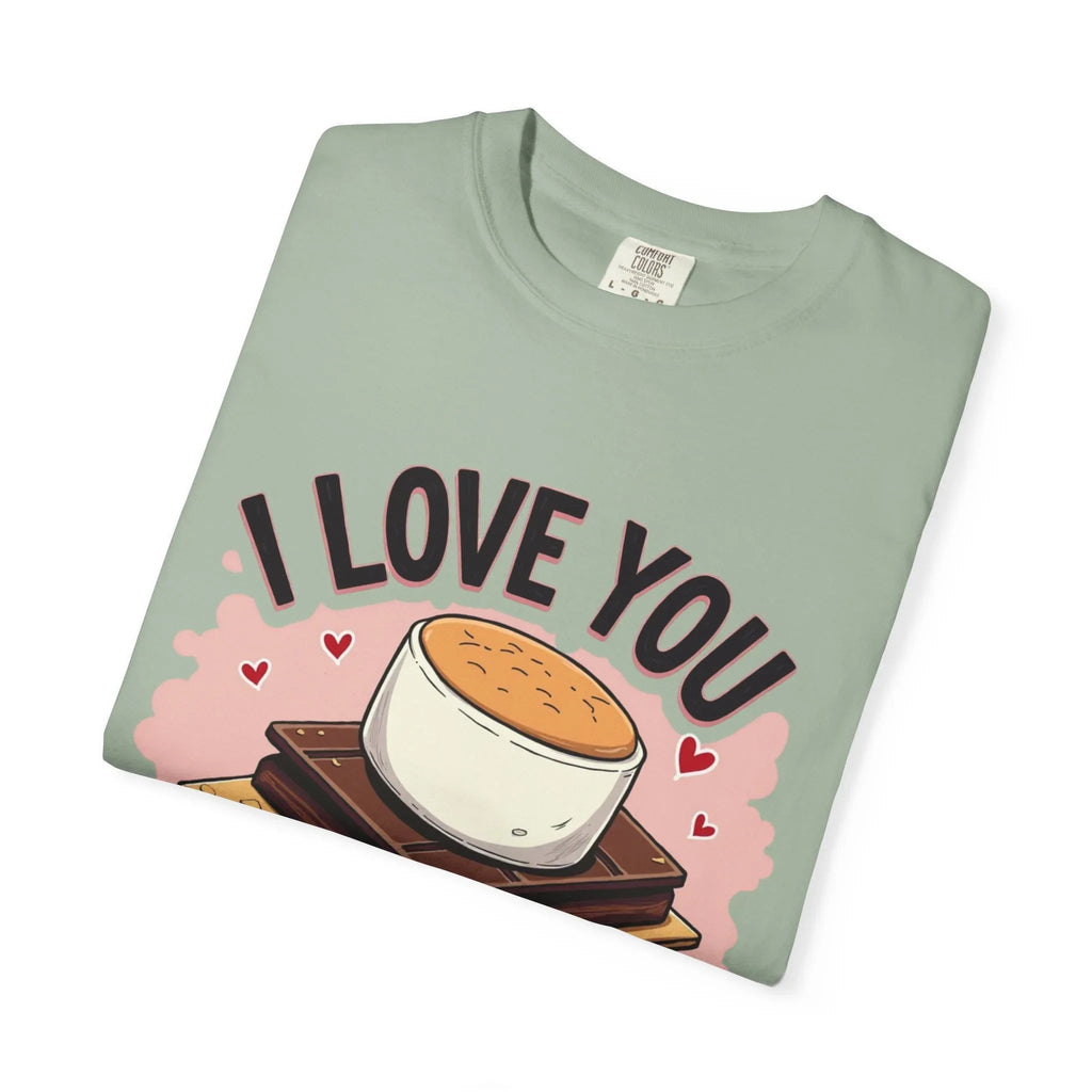 I Love You Smore Shirt, Cute Smores Campfire Tee, Marshmallow Graphic T-Shirt, Funny Camping Pun, Bonfire Couples Gift