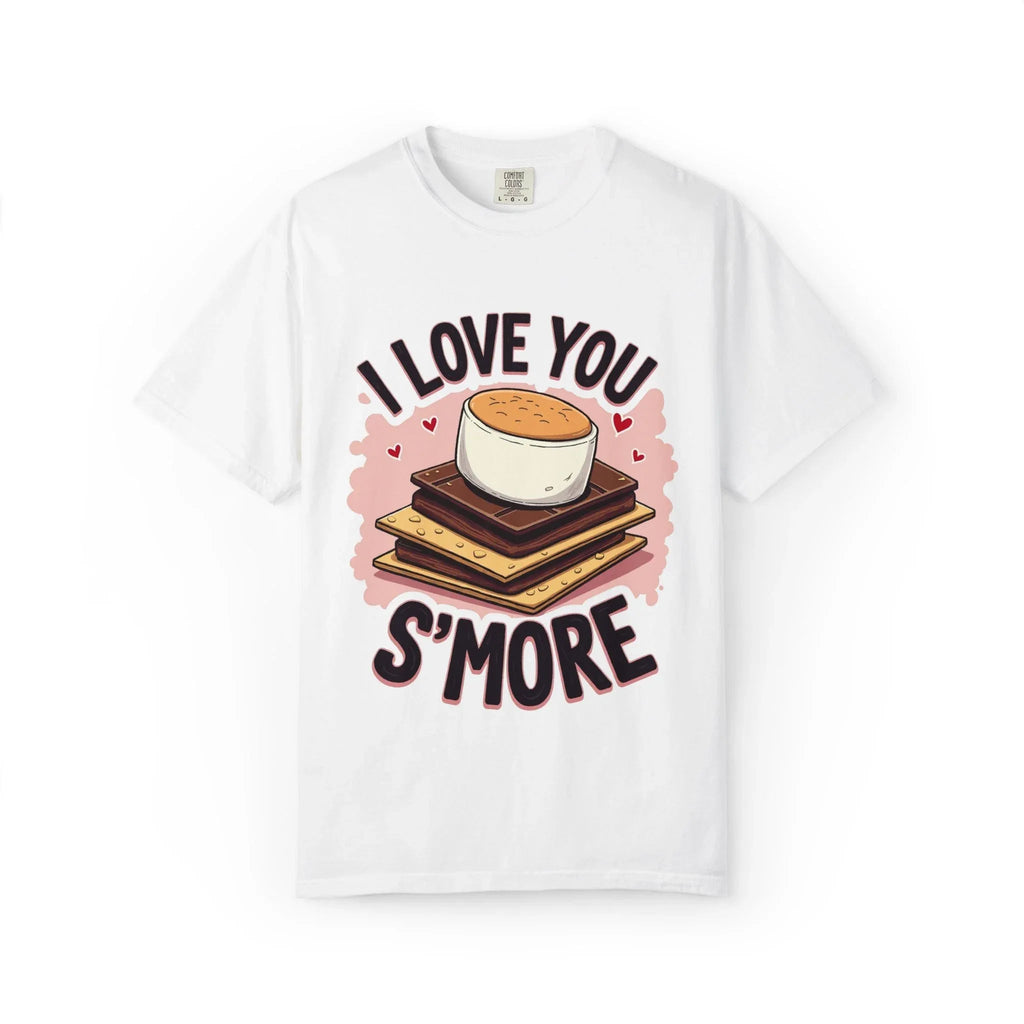 I Love You Smore Shirt, Cute Smores Campfire Tee, Marshmallow Graphic T-Shirt, Funny Camping Pun, Bonfire Couples Gift