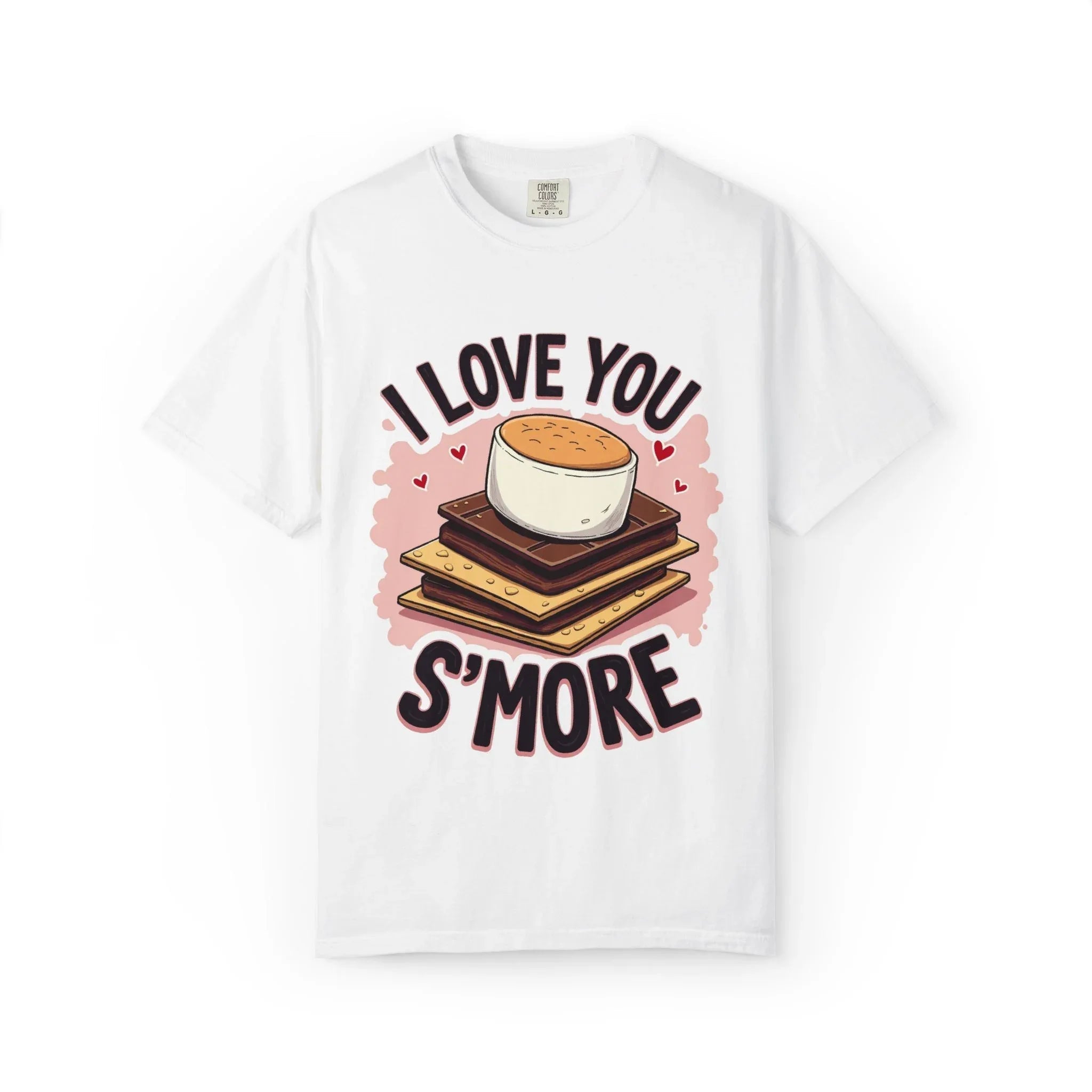 I Love You Smore Shirt, Cute Smores Campfire Tee, Marshmallow Graphic T-Shirt, Funny Camping Pun, Bonfire Couples Gift