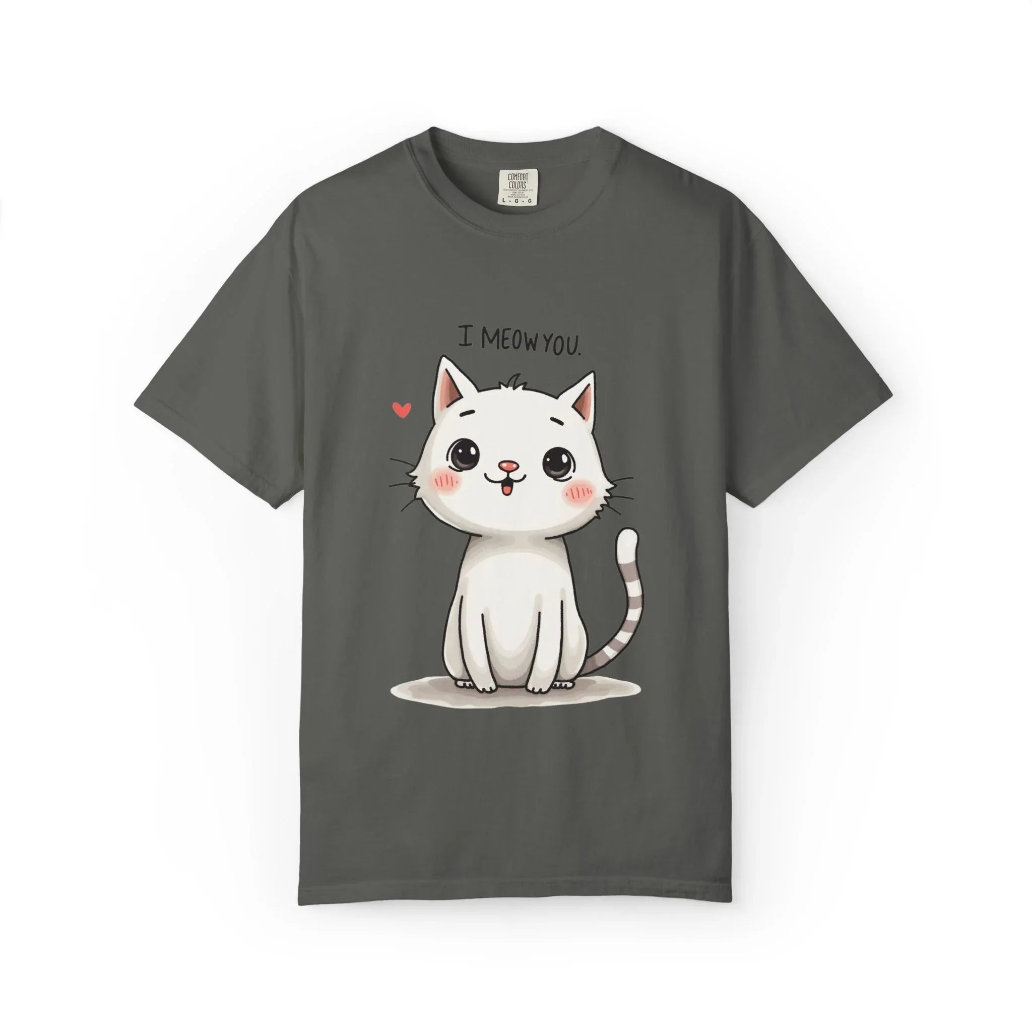 I Meow You Shirt, Cute Kitten T-Shirt, Funny Cat Pun Tee, Kawaii Cat Illustration, Cat Lover Gift, Valentine Cat Mom Pepper
