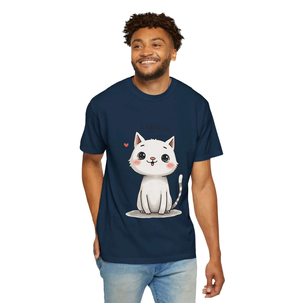 I Meow You Shirt, Cute Kitten T-Shirt, Funny Cat Pun Tee, Kawaii Cat Illustration, Cat Lover Gift, Valentine Cat Mom