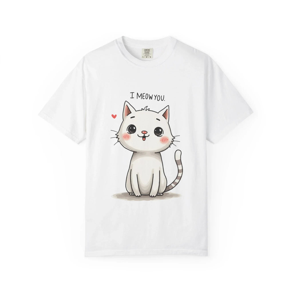 I Meow You Shirt, Cute Kitten T-Shirt, Funny Cat Pun Tee, Kawaii Cat Illustration, Cat Lover Gift, Valentine Cat Mom