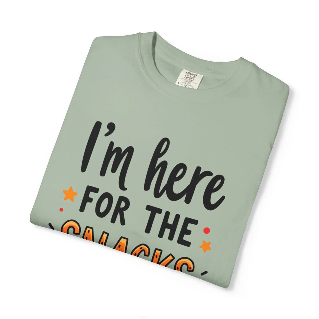 Im Here For The Snacks And You Shirt, Funny Snack Quote T-Shirt, Cute Hearts Tee, Snack Lover Gift, Foodie Humor, Valentine