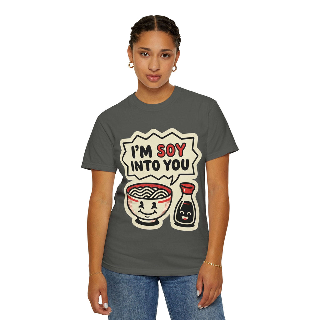 Im Soy Into You Ramen Shirt, Cute Ramen Bowl Tee, Funny Food Pun T-Shirt, Soy Sauce Noodle Graphic, Foodie Valentine Gift
