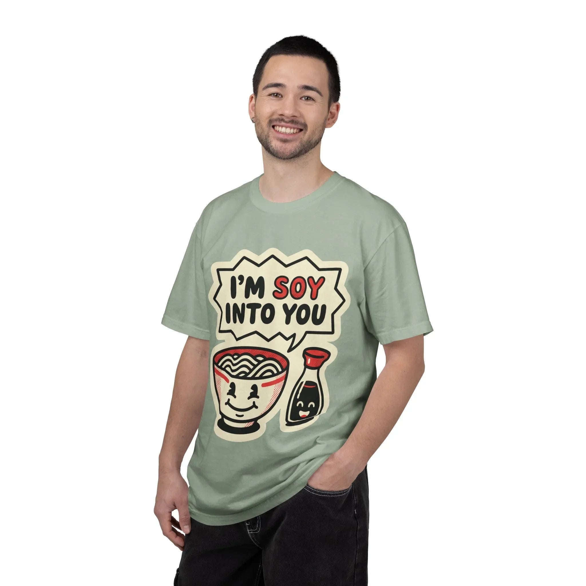 Im Soy Into You Ramen Shirt, Cute Ramen Bowl Tee, Funny Food Pun T-Shirt, Soy Sauce Noodle Graphic, Foodie Valentine Gift