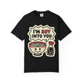 Im Soy Into You Ramen Shirt, Cute Ramen Bowl Tee, Funny Food Pun T-Shirt, Soy Sauce Noodle Graphic, Foodie Valentine Gift Black