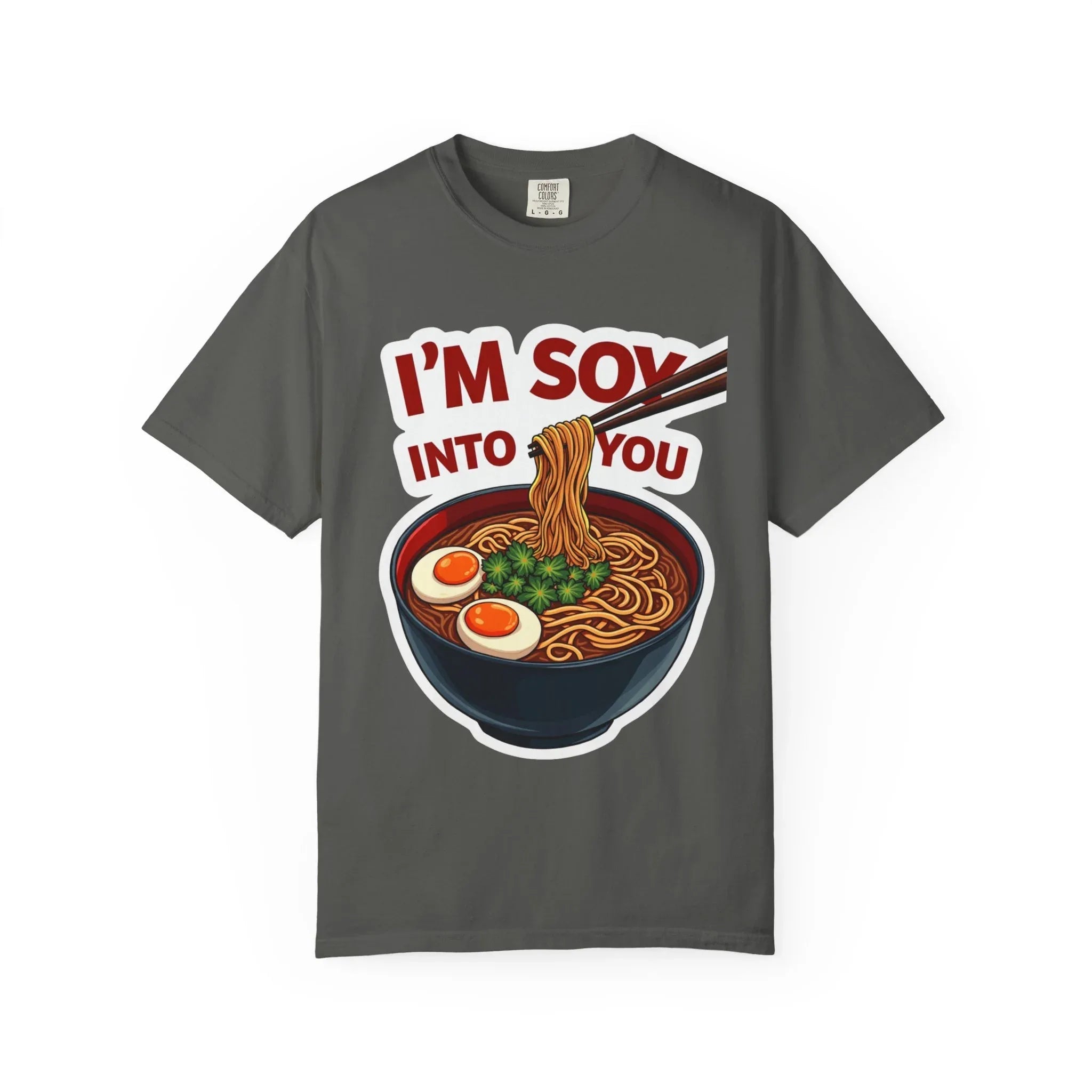 Im Soy Into You Ramen Shirt, Cute Ramen Bowl Tee, Funny Noodle Pun T-Shirt, Soy Sauce Foodie Gift, Valentine Date Night Pepper