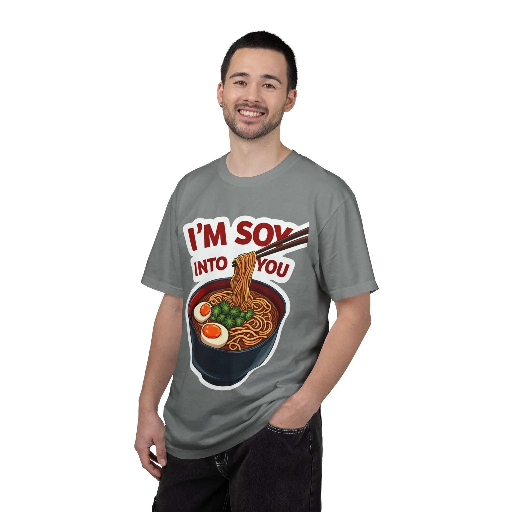Im Soy Into You Ramen Shirt, Cute Ramen Bowl Tee, Funny Noodle Pun T-Shirt, Soy Sauce Foodie Gift, Valentine Date Night