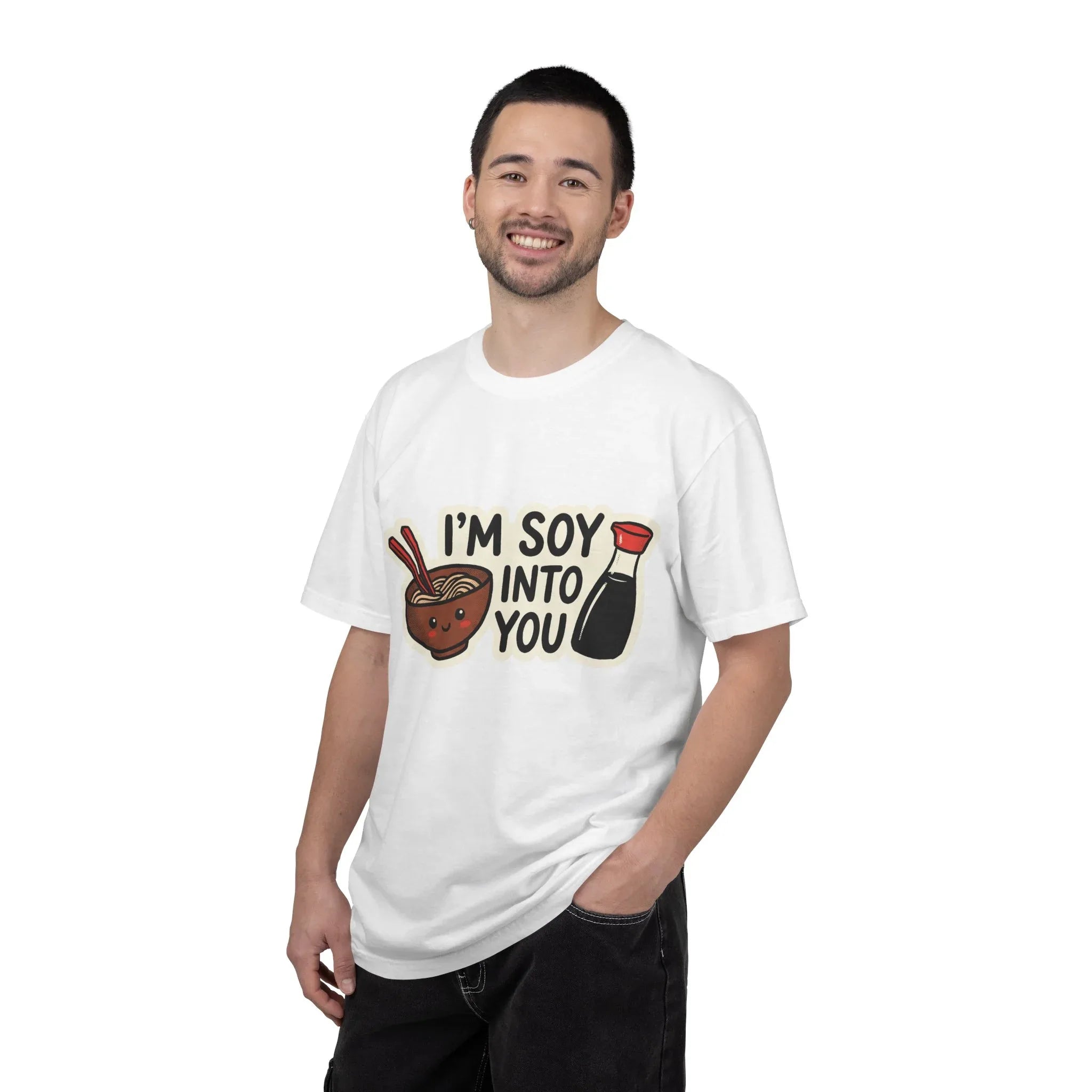 Im Soy Into You Shirt, Ramen Bowl Soy Sauce Tee, Funny Noodle Pun T-Shirt, Cute Foodie Graphic, Ramen Night Gift