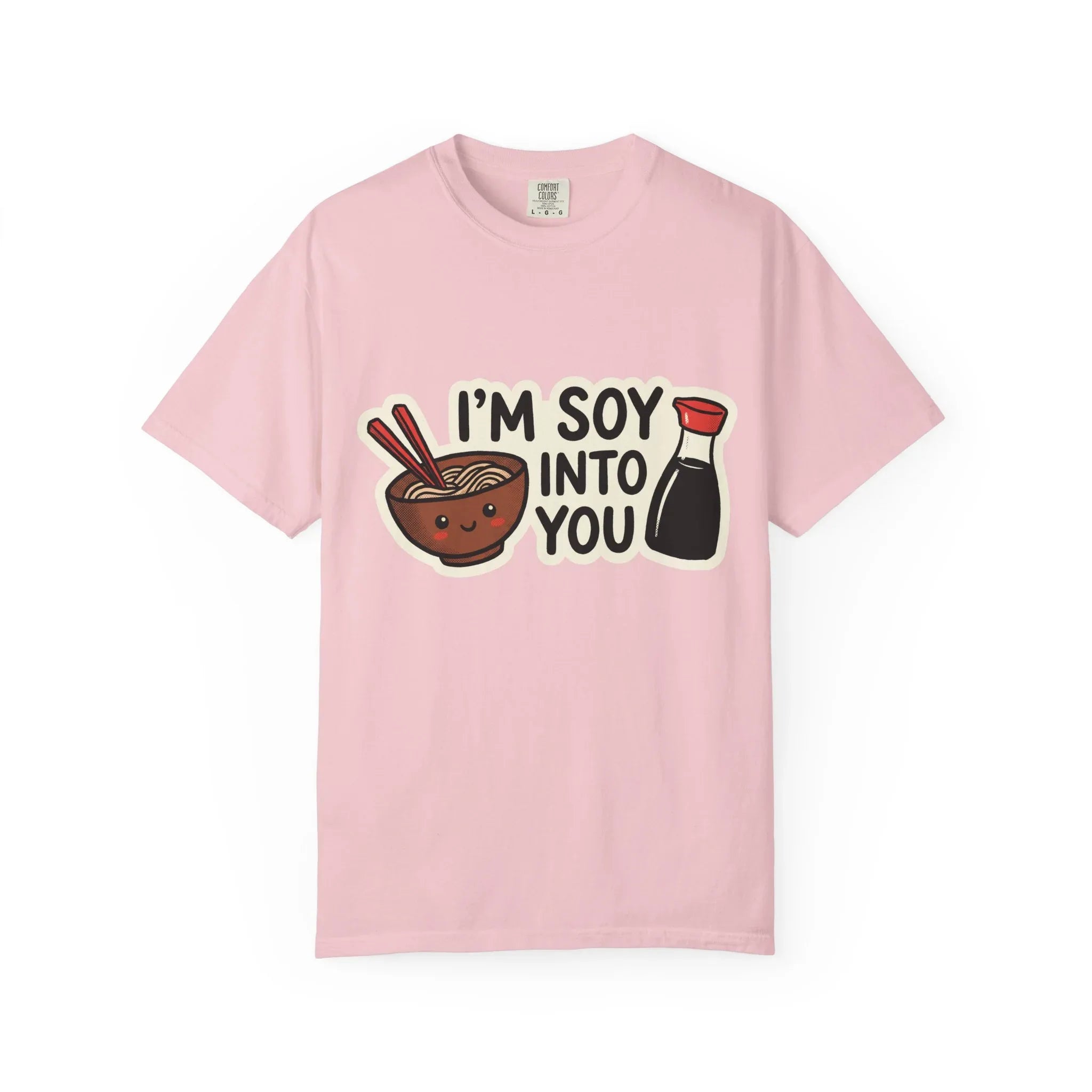 Im Soy Into You Shirt, Ramen Bowl Soy Sauce Tee, Funny Noodle Pun T-Shirt, Cute Foodie Graphic, Ramen Night Gift Blossom XL