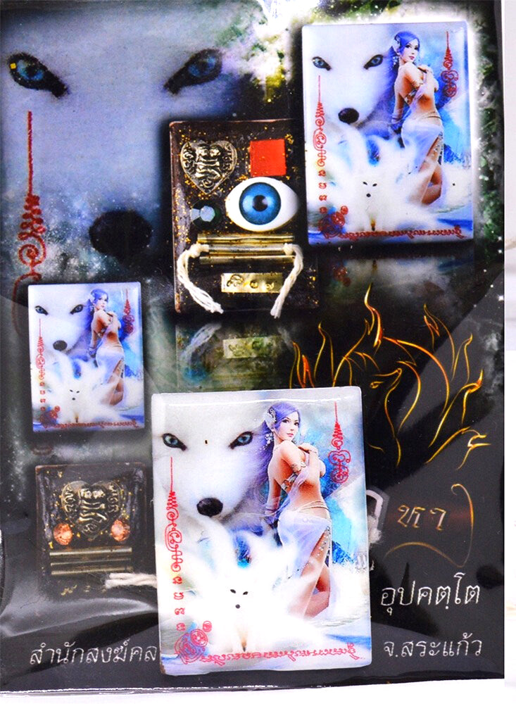 🦊 The Celestial Enchantress: 2025 "Nine-Tailed Fox" Empress Locket – Masterpiece by Luang Pu In, Klong Khee Lek Monastery