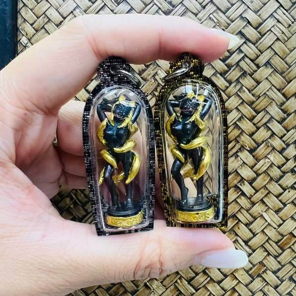 Nine-Tailed Fox Amulet - Ultimate Charm & Allure Talisman by LP Nern Kaew, Wat Ban Kaset Thung Setthi (2013)