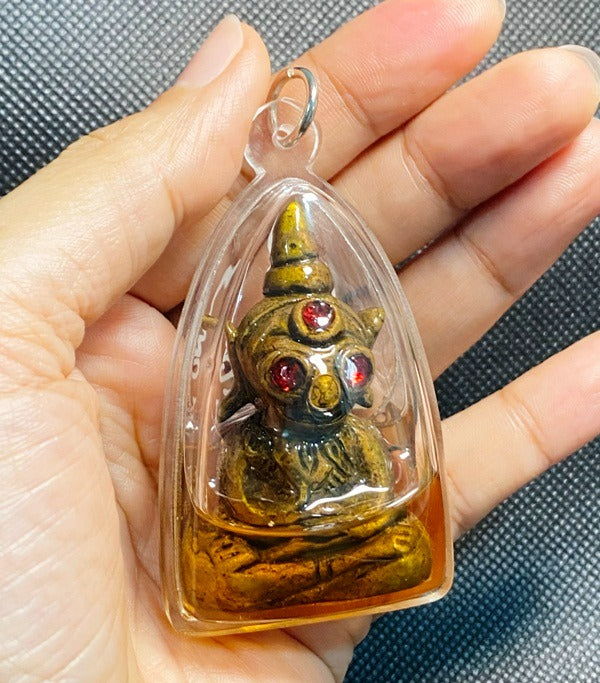 🔱 Phaya 3 Ta (The Three-Eyed Sovereign): "Infinite Wives, Infinite Wealth" – Montra Mahaniyom Edition (2568) – Luang Phor Mian, Buriram – The Ultimate Alchemical Engine for Absolute Attraction & Sovereign Prosperity!